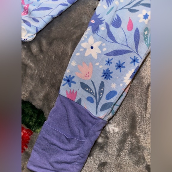 Little Sleepies Floral Zippy - Picture 3 of 5